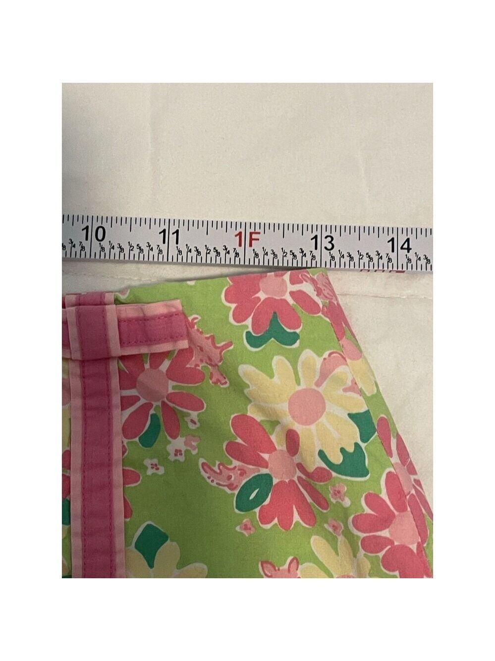 Lilly Pulitzer Floral & Rhino Print Women’s Mini Skirt W/Shorts Size 4P Skort - Picture 9 of 11